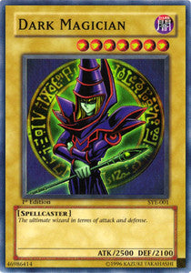 Dark Magician SYE-001 Super Rare Poor Englisch