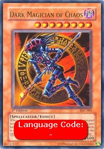Dark Magician of Chaos IOC-065 Ultra Rare Excellent Englisch