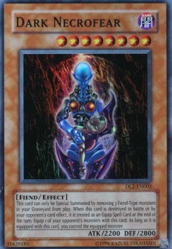 Dunkle Todesfurcht DL2-002 Super Rare Light Played Deutsch
