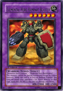 Elementar-HELD Rampart Blaster DP1-012 Rare Good Deutsch