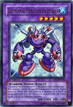 Elementar-HELD Steam Healer DP1-013 Ultra Rare Good Deutsch