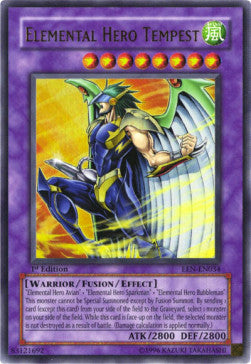 Elementar-HELD Tempest (V.1) EEN-034 Ultra Rare Excellent Deutsch 1. Auflage