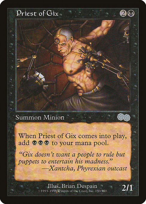 Priest of Gix USG-150 Uncommon Light Played Englisch