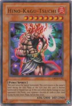 Hino-Kagu-Tsuchi DB2-182 Ultra Rare Played Deutsch