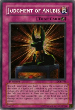 Judgment of Anubis DCR-105 Secret Rare Good Englisch