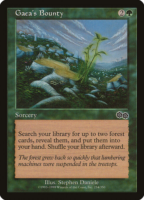 Gaea's Bounty USG-254 Common Light Played Englisch
