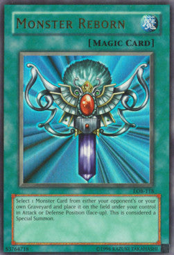 Monster Reborn LOB-118 Ultra Rare Played Englisch