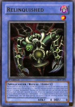 Relinquished SDP-001 Ultra Rare Light Played Englisch