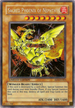 Heiliger Phönix von Nephthys EEN-SE3 Secret Rare Excellent Deutsch