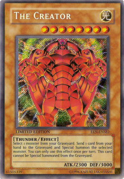 Der Schöpfer EEN-SE2 Secret Rare Light Played Deutsch 1. Auflage