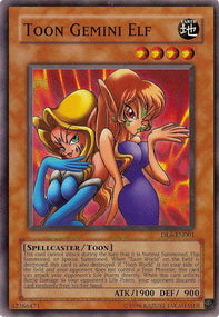 Toon-Elfenzwillinge DL6-001 Super Rare Excellent Deutsch