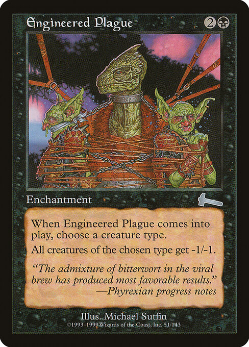 Engineered Plague ULG-51 Uncommon Played Englisch