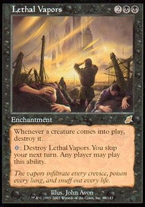 Tödliche Dämpfe SCG-68 Rare Light Played Englisch