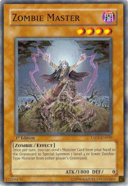 Zombiemeister (V.1) TAEV-039 Super Rare Excellent Deutsch 1. Auflage