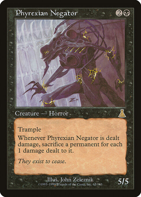Phyrexian Negator UDS-65 Rare Played Englisch