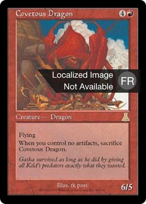 Covetous Dragon UDS-80 Rare Good Französisch