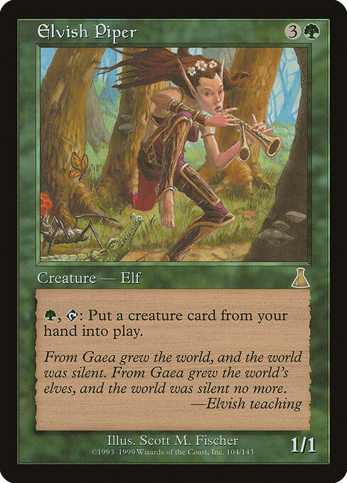 Elvish Piper UDS-104 Rare Good Englisch
