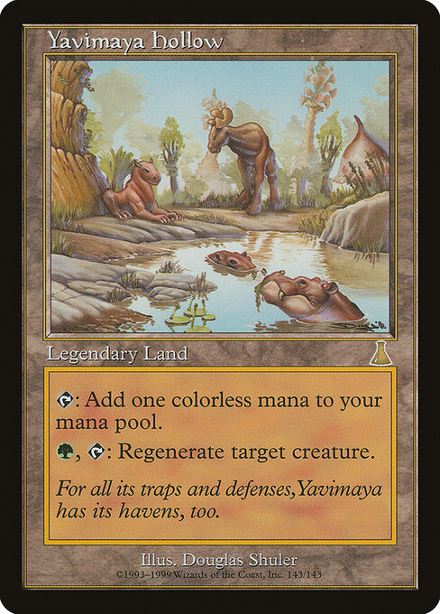 Yavimaya Hollow UDS-143 Rare Good Englisch