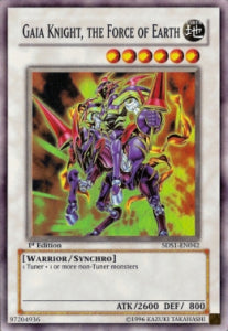 Gaia-Ritter, die Kraft der Erde 5DS1-042 Super Rare Light Played Deutsch 1. Auflage