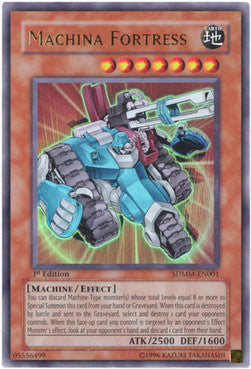 Maschinenwesen Festung (V.1) SDMM-001 Ultra Rare Excellent Deutsch 1. Auflage