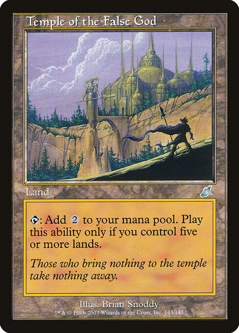 Temple of the False God SCG-143 Uncommon Excellent Englisch