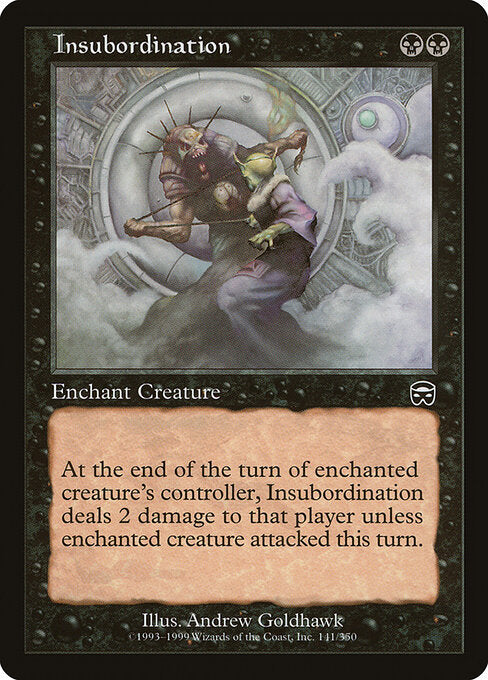 Insubordination MMQ-141 Common Light Played Englisch Foil
