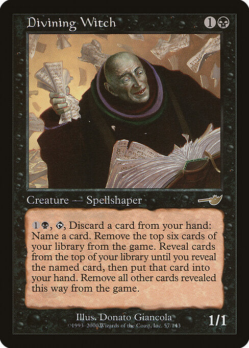 Divining Witch NEM-57 Rare Excellent Englisch Foil