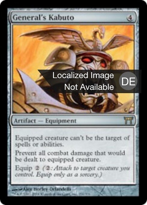Generals-Kabuto CHK-251 Rare Played Deutsch