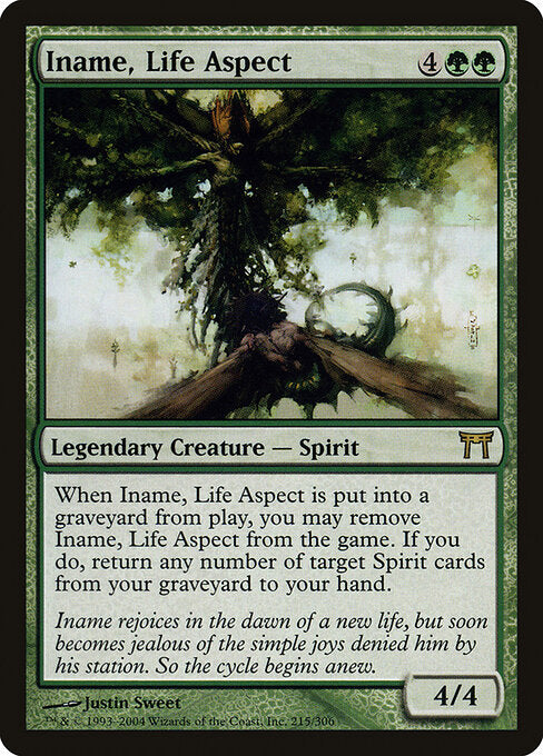 Iname, Life Aspect CHK-215 Rare Excellent Englisch Foil
