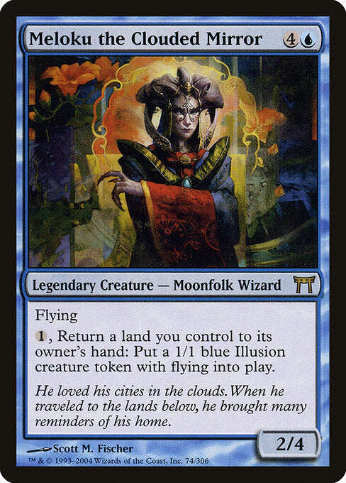 Meloku the Clouded Mirror CHK-74 Rare Excellent Englisch