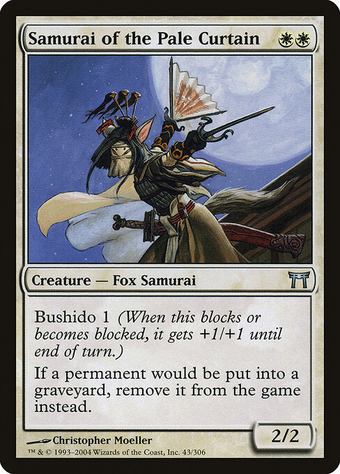 Samurai of the Pale Curtain CHK-43 Uncommon Good Englisch
