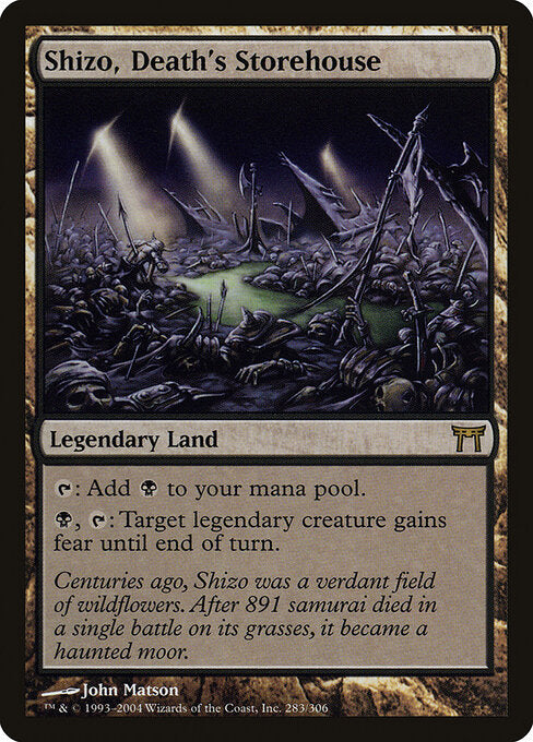 Shizo, Death's Storehouse CHK-283 Rare Light Played Englisch