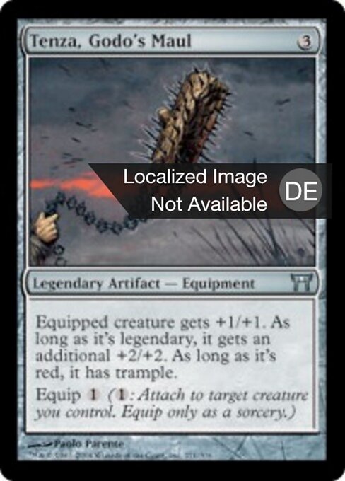 Tenza, Godos Schlegel CHK-271 Uncommon Excellent Deutsch Foil