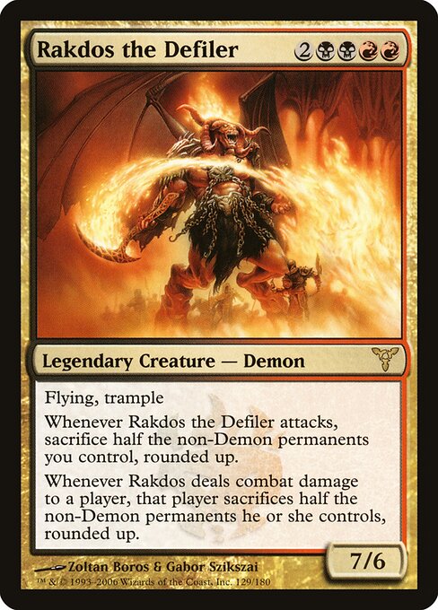 Rakdos the Defiler DIS-129 Rare Excellent Englisch