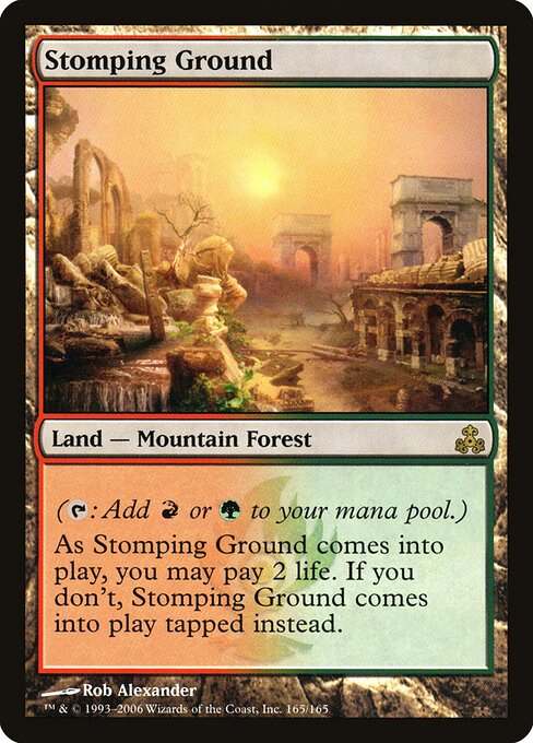 Stomping Ground GPT-165 Rare Poor Englisch