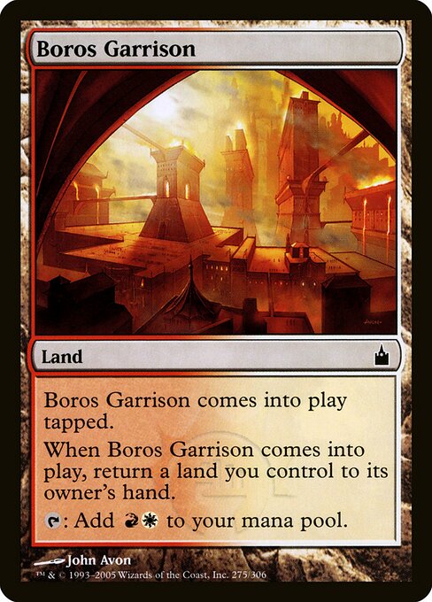 Boros Garrison RAV-275 Common Excellent Englisch