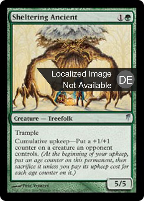 Schützender Baumältester CSP-121 Uncommon Light Played Deutsch Foil