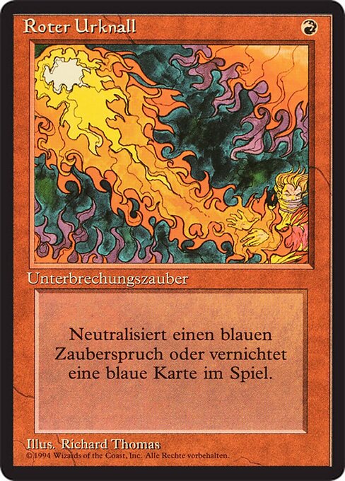 Roter Urknall DTL-170 Common Light Played Deutsch