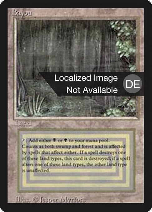Mangrovensumpf DTL-283 Rare Light Played Deutsch