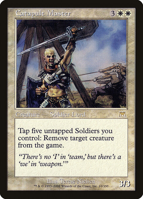 Catapult Master ONS-10 Rare Excellent Englisch