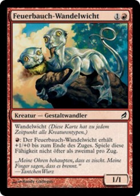 Feuerbauch-Wandelwicht LRW-164 Common Light Played Deutsch Foil