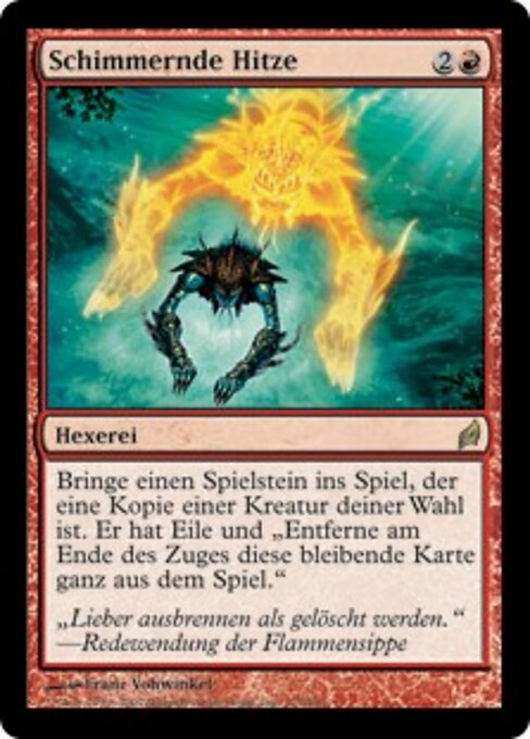 Schimmernde Hitze LRW-175 Rare Light Played Deutsch