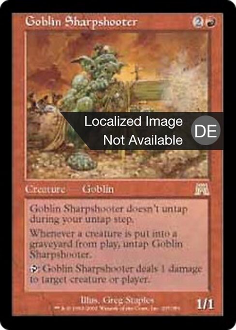 Goblin-Scharfschütze ONS-207 Rare Played Deutsch
