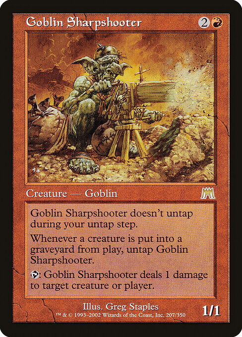 Goblin Sharpshooter ONS-207 Rare Good Englisch