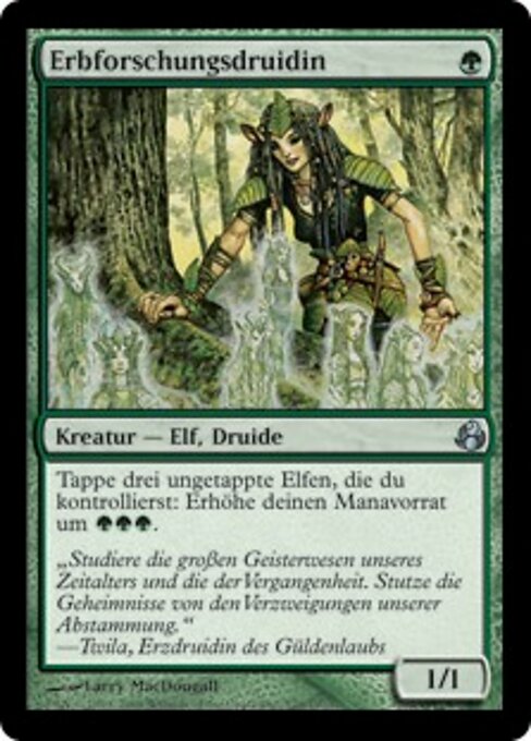 Erbforschungsdruidin MOR-126 Uncommon Played Deutsch