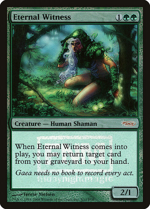 Eternal Witness FNM- Rare Played Englisch Foil