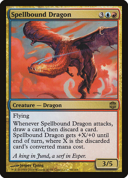Spellbound Dragon ARB-90 Rare Played Englisch