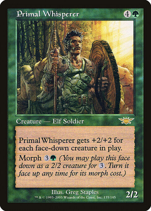 Primal Whisperer LGN-135 Rare Good Englisch