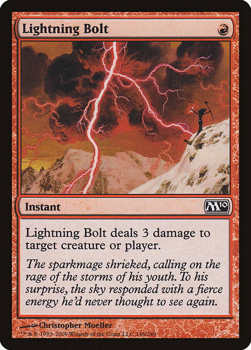 Lightning Bolt M10-146 Common Excellent Englisch