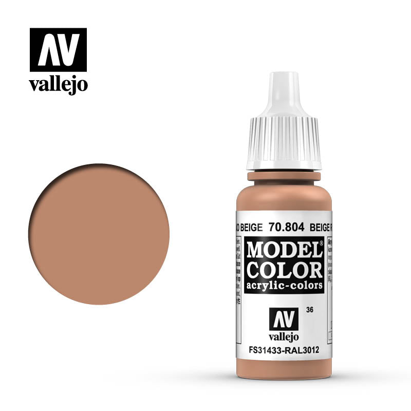 Model Color - 036 - Beige-Rot/Beige Red, 17 ml (70.804)